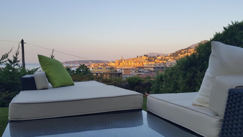 Cap Au Sud,Vue Panoramique Mer,Piscine Menton Exterior foto